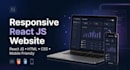 build a responsive react js frontend website