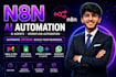 build custom n8n ai agents, workflow automation and chatbots