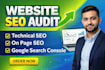 do complete website SEO audit with action plan