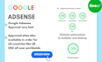 deliver adsense approved website with domain and live ads