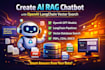 create ai rag chatbot with openai langchain vector search llm