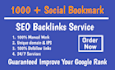 do manually 1000 social bookmarking for high da white hat SEO link building