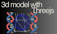create interactive 3d webflow website, threejs integration, svg lottie animation