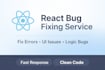 fix react bugs and frontend issues