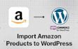 import amazon products to wordpress