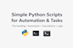 write a simple python script for you