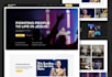 design or redesign a modern church website