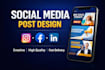 custom social media graphics that boost engagement in 24h