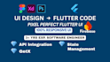 convert figma to flutter mobile app UI pixel perfect and responsive