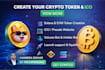 create crypto token, meme coin, ico website, volume and holder bot