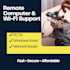 fix your computer, laptop, wifi or network issues remotely