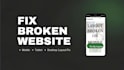 fix broken website layout and mobile issues fast