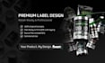 design premium product labels for bottles, jars, and bags