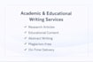 write educational and research articles and abstracts
