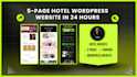 redesign hotel website in 24 hrs