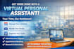 be your virtual assistant for bookkeeping and operations