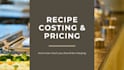price out menu items for your food service business