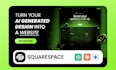 turn your ai generated design into a live squarespace website