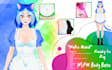 draw female nsfw 2d vtuber model ready to rig art only