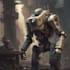 create a sci fi robot illustrations with cinematic detail