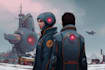 create futuristic sci fi art for novels, covers