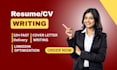 write rewrite cv maker resume make redesign design revamp build update edit USA