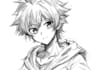 sketch characters into anime style