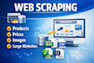 do python web scraping, data extraction and web crawling