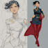 superhero character for comics