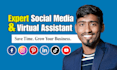 be your expert social media virtual assistant