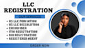 do US llc registration, ein tax id, nif, dba filling, pllc, lp, itin, boi report