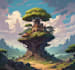 draw anime background, 2d environment, landscape