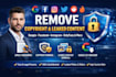takedown harassing, report harmful infringing listings, remove false leaked post
