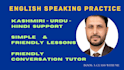 practice english conversation with you and improve your confidence