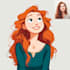 portrait into a disney style cartoon