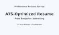 optimize your resume for ats and recruiters