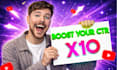 design attractive amazing youtube thumbnail