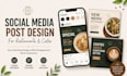 design engaging social media posts for restaurants and cafes