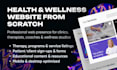 design healthcare platform medical website therapy clinics landing page in figma