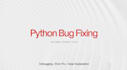 help you with beginner python programming and debugging