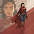 do superhero comic book style character and custom hero