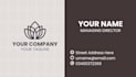 design professional visiting card