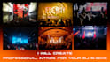 create professional dj intro visual
