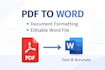 format word documents and convert pdf to word