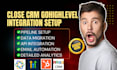 gohighlevel close io hubspot crm pipedrive salesforce zoho crm zapier automation