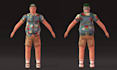 create retro ps1 n64 ps2 lowpoly 3d characters and animations for games, music