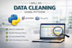 do data cleaning and data analysis in python