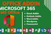 develop microsoft office addin, outlook plugin, ms office, vsto addin powerpoint