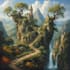 digitally paint fantasy landscape