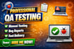 do QA testing, app testing, website testing, and ios app review